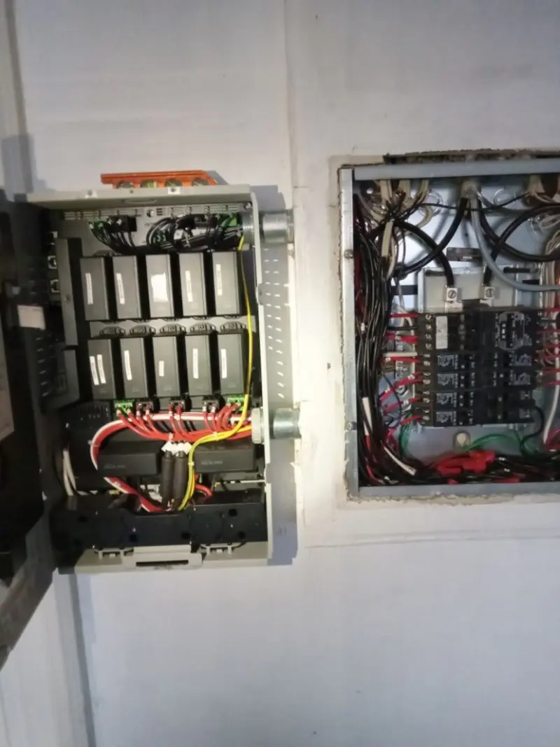 Electrical panel upgrade completed for Security Camera Wiring in Middletown